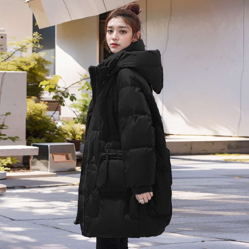 Extra Large Size down Jacket 150kg Women's 125kg Plus Size Extra Large 2025 Winter Mid-Length Thickened Loose Korean Style Extra Large Size down Jacket 150kg Women's 125kg Plus Size Extra Large 2025 Winter Mid-Length Thickened Loose Korean Style