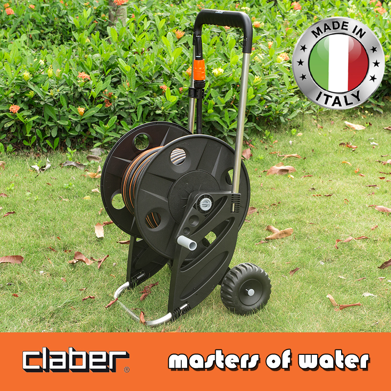 Italy Imported Gaber Household Garden Hose Automatic Collection Pipe Winder Watering water pipe containing watering cart