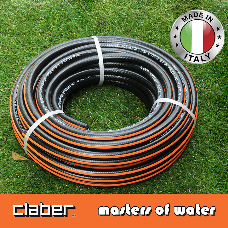 Italy Jiaba claber Anti-freeze and anti-sun safety and non-toxic household four-point garden pipe Four-point six-point water pipe hose