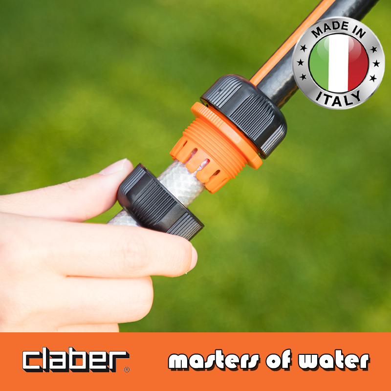 Italy Jiaba claber seamless 4-point water pipe extension 4-point repair joint