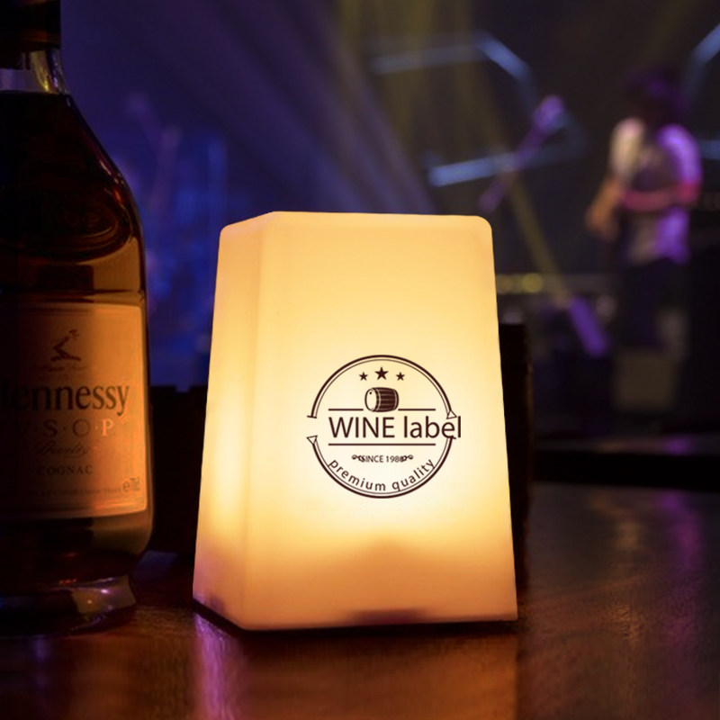 Bar Table Light Clear Bar Table Light Led Charging Creative Coffee Dining Room Decorated Wolverine Script Kill Atmosphere Little Nightlight