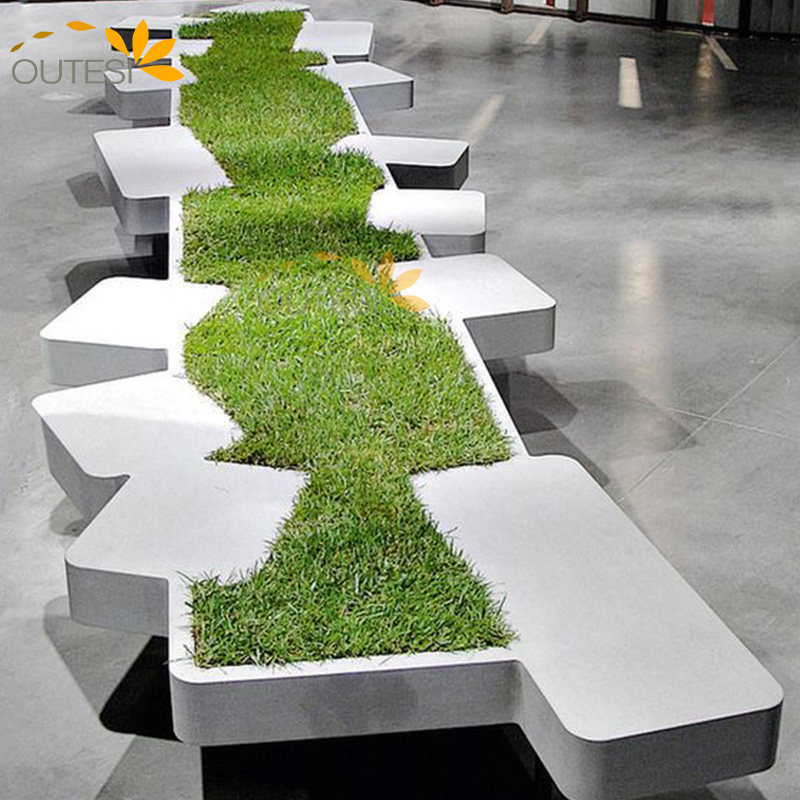 Mall Public Seat Glass Fiber Casual Chair Waiting Lounge Chair Creative Beauty Chen Parquet Mall Combined Seat