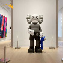 GRP Cartoon Sculpture Custom Mall Sesame Street Kaws Series Swing Piece Outdoor Large Garden Forest Landscape Sculpture