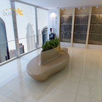 Shopping mall FRP leisure chair mango flowerpot seat creative rest chair beautiful Chen bench outdoor landscape seat