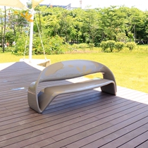FRP leisure chair shopping mall beautiful Chen rest seat public area bench outdoor landscape bench airport waiting chair