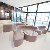 FRP shopping mall leisure seat beautiful Chen seat stool shopping center rest chair shopping mall public area long chair waiting chair