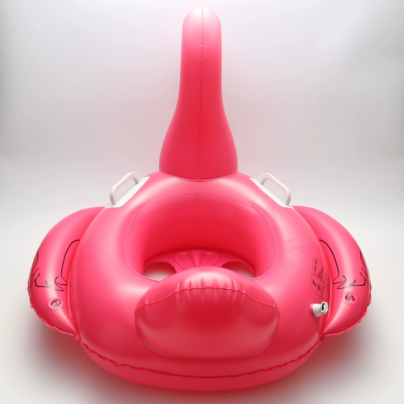 Bảo vệ môi trường dày đặc PVC flamingo kỳ lân bé bơi vòng trẻ em ghế thiên nga trắng phim hoạt hình nổi vòng - Cao su nổi phao hồng hạc
