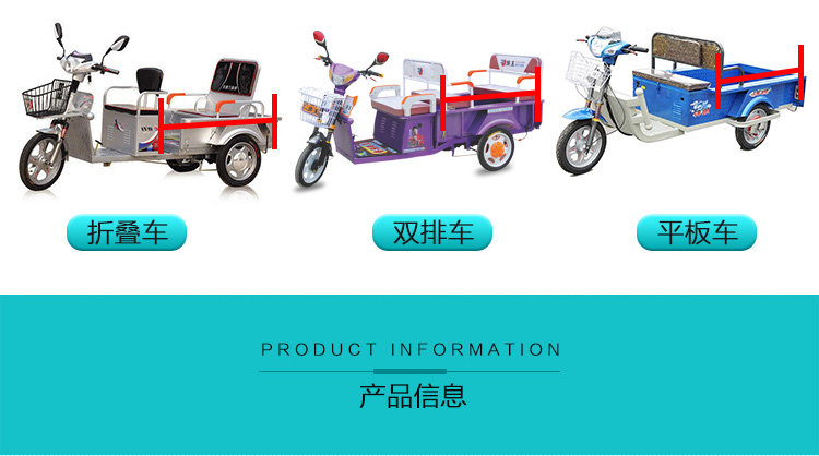 Tricycle Carport Awning Canopy Thickened Round Tube Folding Fully Enclosed Battery Car Tricycle Canopy