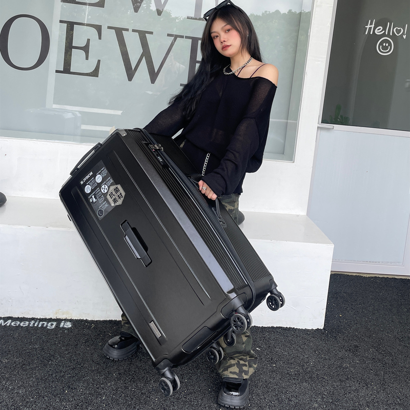 Exported to Japan, Password Luggage Suitcase for Men, Large Capacity, 36-Inch, Silent Universal Wheels, Thickened Trolley Case, Durable Travel Suitcase for Women