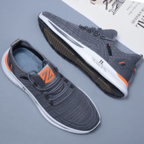 Flying Sporty Sneakers Man Summer Breathable Light Netting Shoes Comfort Soft Bottom 100 Hitch Version Trendy Men Casual Shoes