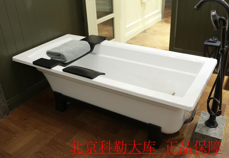 Kohler K-45595T/45594T/45592-Gr-0 Yaqi 1.7/ 1.5m Cast Iron Freestanding Bathtub Cmb