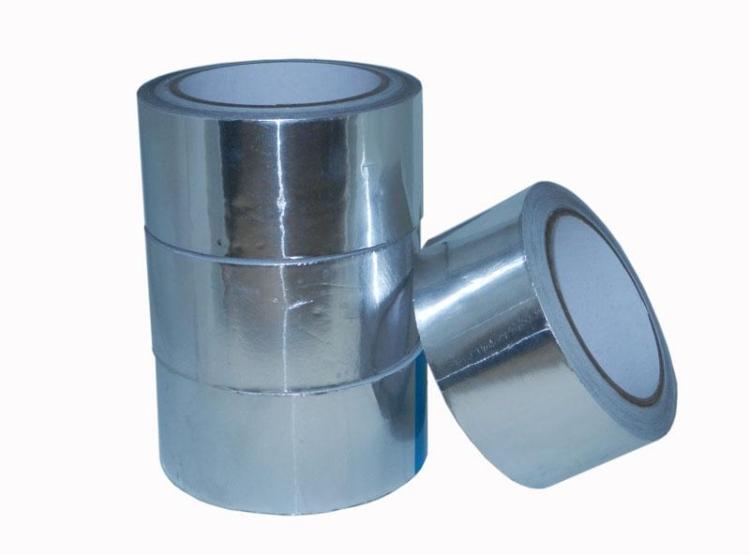 圳 Băng nhôm lá Băng keo thiếc Băng keo tự dính Dày bẫy bẫy băng khe khoảng cách lá thiếc 50mm - Băng keo