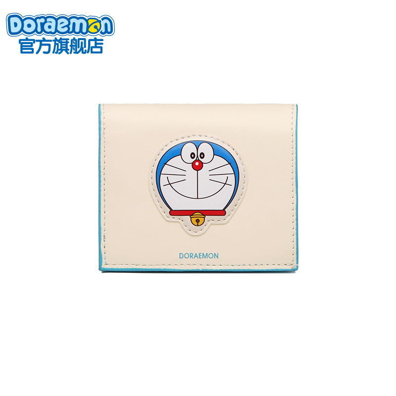 Aifilm empowers Doraemon A dream wallet 2021 new cartoon Fashion pull-chain position hands short money clip for men and women