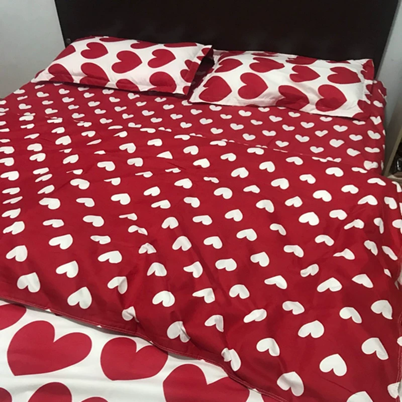 Ins girl love quilt set bốn bộ giường ngủ