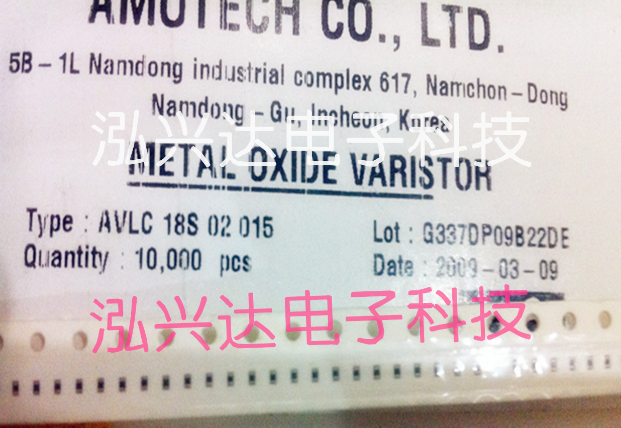 Patch varistor AVLC18S02015 0402 1005 15PF 18V Korea AMOTECH