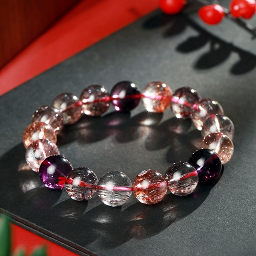 Янтарное ювелирное украшение из Мьянмы, четки из круглых бусин, браслет из воскового агата