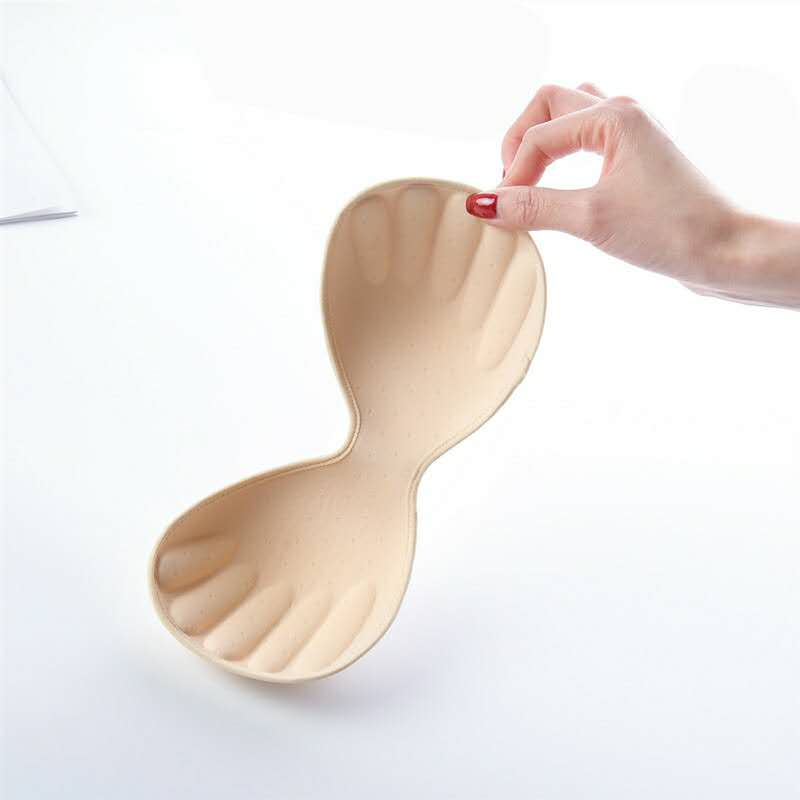 Japan and Thailand natural latex chest pad one-piece conjoined thin vest chest pad insert piece soft mite removal thin pad