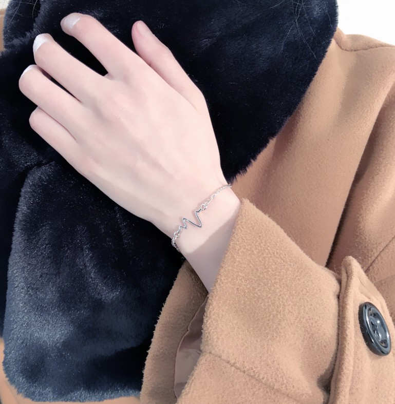 Quan Zhilong Luhan với vòng đeo tay Hàn Quốc thời trang đường phố cá tính sáng tạo vài sinh viên nail bracelet vàng hoop vòng đeo tay