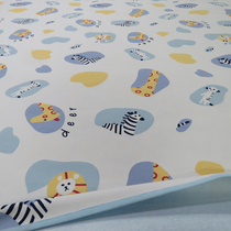 Baby big bed diaper pad baby skin-friendly waterproof breathable machine washable cotton mattress children urine septum summer