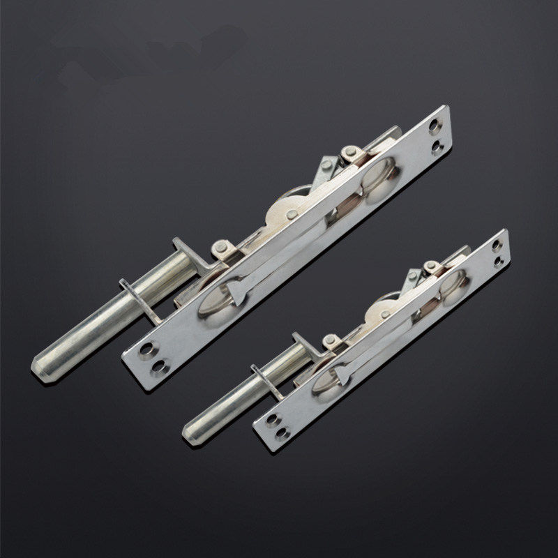 Anti-theft door dark latch clamshell latch Household double switch door mother and child door Stainless steel door door heaven and earth latch lock