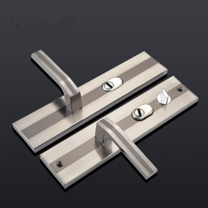 Anti-theft door handle handle lock panel Black gold handle Panel handle Accessories Universal door handle