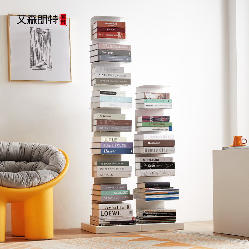 Nordic Invisible Bookshelves Home Drop Subway Art Shelves Net Red Multilayer Containing Simple Living Room Corner Small Bookcase