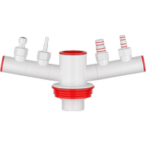 Lower water pipe triple head through kitchen sink Sewerage Sewerage Sewerage pipe Anti-smells Stench Water Distributor 685