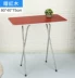 Bàn nhựa di động đơn giản nhà nhỏ căn hộ ăn bàn nhỏ 4 người có thể đặt bàn tròn gấp túi bàn - Bàn mẫu bàn học cho bé Bàn