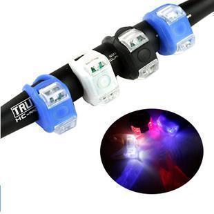Bike Six Generations Frog Lights 2LED Lamp Lights Silicone Light Bike spokes Lamp tail lights