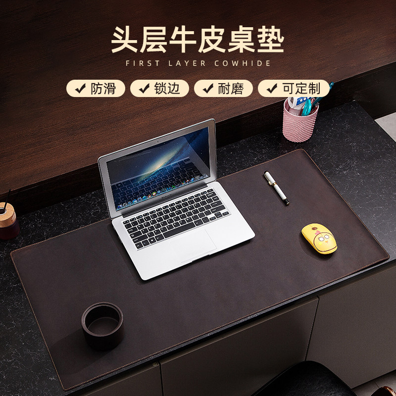 Leather Pad for Leather Pads with Mouse Pads Ultra Large Waterproof Office Writing Table Notebook Game Leather Pads