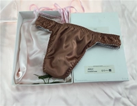 Quần lót lụa lụa nam thongs tóm tắt tam giác nam đồ lót gợi cảm shop do lot sexy