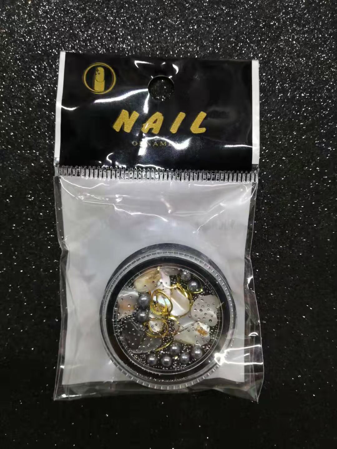 Dụng cụ làm móng tay trang sức hỗn hợp mảnh vỏ - Công cụ Nail trọn bộ dụng cụ làm nail