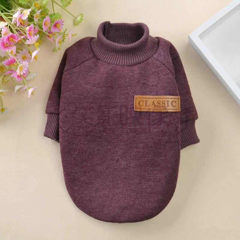 Siheng thú cưng quần áo chó quần áo len hai chân Teddy mùa thu và mùa đông ấm áp bốn chân chó cung cấp quần áo - Quần áo & phụ kiện thú cưng áo con chó