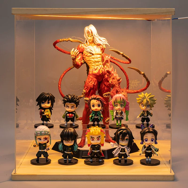 Полный комплект фигурок Demon Slayer: Kimetsu no Yaiba, куклы Танзиро Нэзуко, японские аниме-периферийные коллекционные предметы