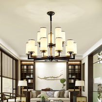 All copper new Chinese chandelier living room lamp 2020 new modern simple Zen bedroom dining room Chinese style lamps