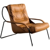 Итальянский минималистский дизайнерский дизайнерский одиночный диван гостиная.