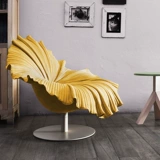 Дизайнерская модная стеклянная вилла для гостиной, ткань для отдыха, диван, простой и элегантный дизайн, в цветочек