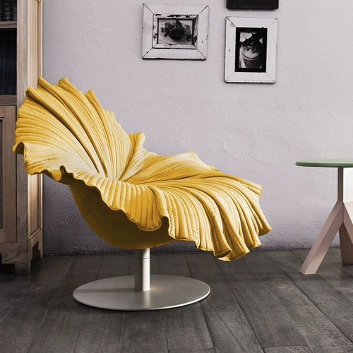 Дизайнерская модная стеклянная вилла, ткань для отдыха, диван, простой и элегантный дизайн, в цветочек