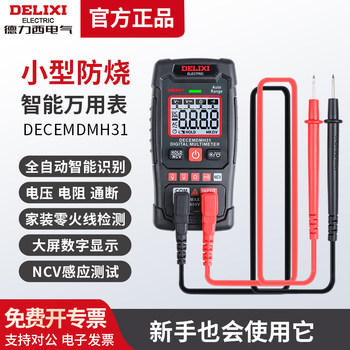Delixi Smart Multimeter High-Precision Digital Display Anti-Burn Multi-Function Fully Automatic Maintenance Electrician Special Multimeter