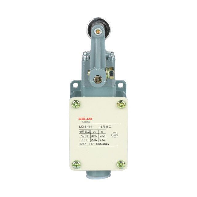 Delixi Limit Switch Lx19-111 Single Wheel Roller Is Installed on the Inside of the Transmission Rod and Can Reset Automatically