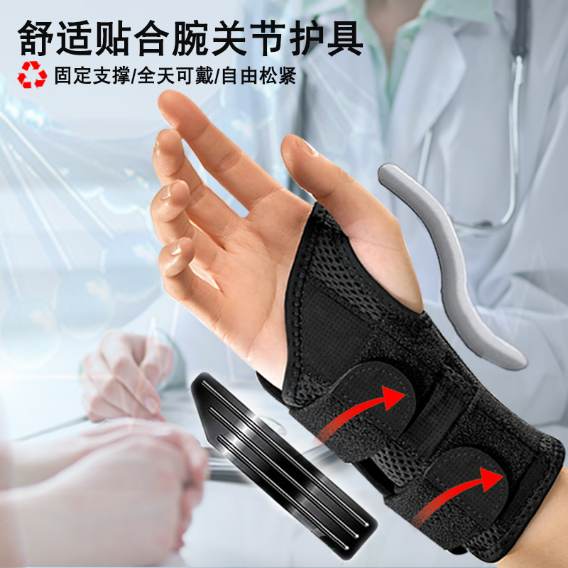 Mueller Tendon Sheath Wrist Brace for Men and Women, Wrist Pain, Sprain, Splint Support, Carpal Tunnel Syndrome Mueller Tendon Sheath Wrist Brace for Men and Women, Wrist Pain, Sprain, Splint Support, Carpal Tunnel Syndrome