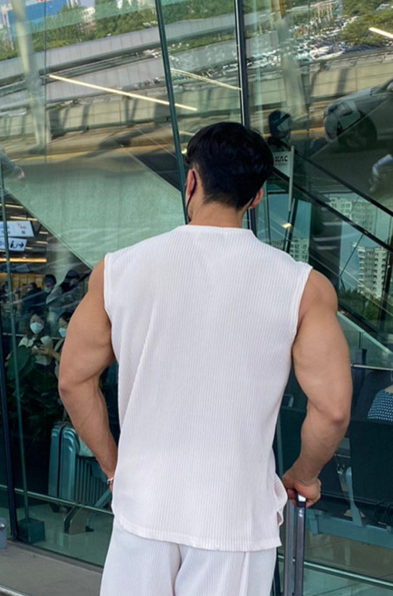 Майка, жилет без рукавов, быстросохнущая дышащая эластичная футболка для спортзала, размер 