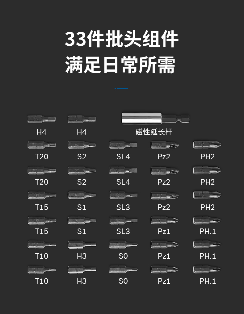博世 Bosch Go 2代 充电式电动螺丝刀 含33件批头组件 图11