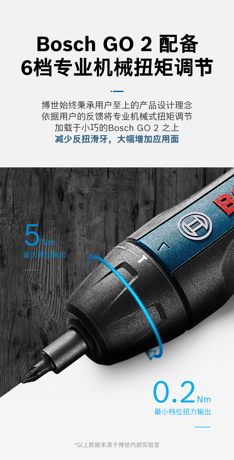 博世 Bosch Go 2代 充电式电动螺丝刀 含33件批头组件 图6