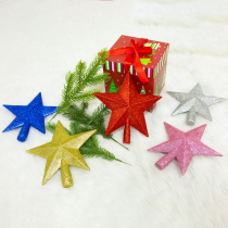  Father-in-law Christmas star top decoration Christmas Tree tree top star five-pointed star Christmas window decoration desktop decoration