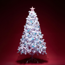 Lao Zhangren white Christmas tree package 1 2m1 5m1 8m Christmas scene decoration luxury encrypted Christmas tree