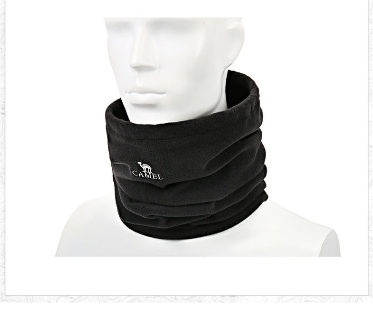 CAMEL lạc đà ngoài trời bib ấm áp và thoáng khí cổ áo lông cừu đa năng khăn choàng cổ đi phượt
