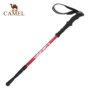 Lạc đà lạc đà đi bộ 3 gậy cầm thẳng siêu nhẹ kính thiên văn carbon gấp nhôm trekking cực - Gậy / gậy gậy chống inox	