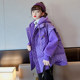 Girls' cotton-padded jacket fake two-piece cotton-padded jacket 2022 winter new style girl middle-aged and older thickened warm cotton-padded clothes tide