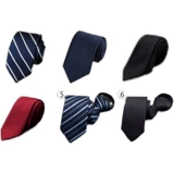 Галстук, черный пиджак классического кроя с молнией, в корейском стиле